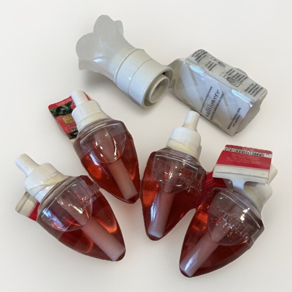 Bath Body Works Home HAWAIIAN HIBISCUS Wallflower Refill Bulbs, NEW w/plug